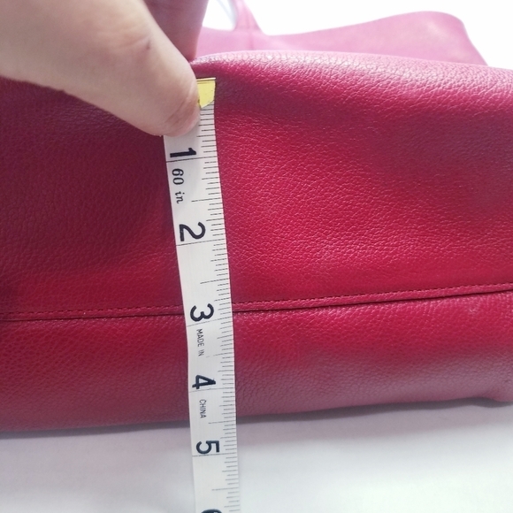 Furla | Red Leather Medium Sized Bag - Picture 5 of 13